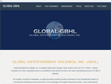 Tablet Screenshot of global-gbhl.com